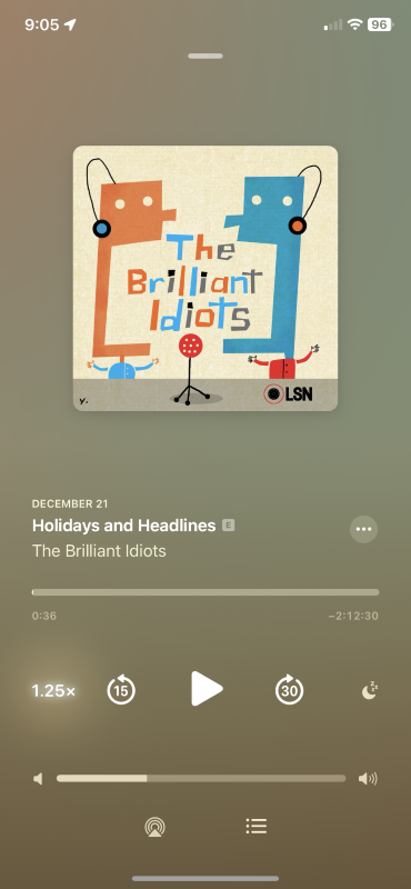 Podcast Playing